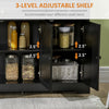 Modern Sideboard Cabinet, Buffet Cabinet with 2 Drawers and Adjustable Shelves, Buffets Tables for Dining Room