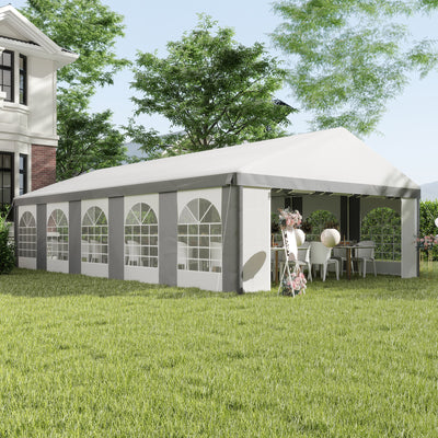 20'x33' Heavy Duty Large Party Tent & Carport with Removable Sidewalls, Portable Garage Canopy Tent