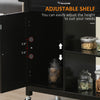 Rolling Kitchen Cart with Wood Top and Drawer, Kitchen Island on Wheels for Dining Room, Black | Canada