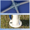 9' x 9' Portable Canopy Party Tent Gazebo Outdoor Sunshade for Weddings Parties with Dressed Legs, Blue