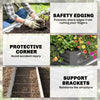 8'x2'x1' Galvanized Raised Bed, Large Elevated Planter Box for Growing Flowers, Herbs and Vegetables, Dark Grey