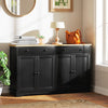 Modern Sideboard, Buffet Cabinet with Storage Drawers, Adjustable Shelves for Living Room, Dining Room, Entryway