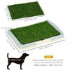 Puppy Training Pad, Indoor Portable Puppy Pad, with Artificial Grass, Grid, Panel, Tray, 18.3