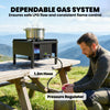 Camping Stove, 65000 BTU High Pressure Propane Stove Outdoor Burner with Detachable Burner, Black