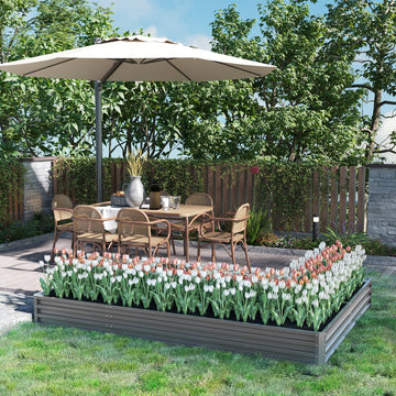 L-Shaped Raised Garden Bed, 82