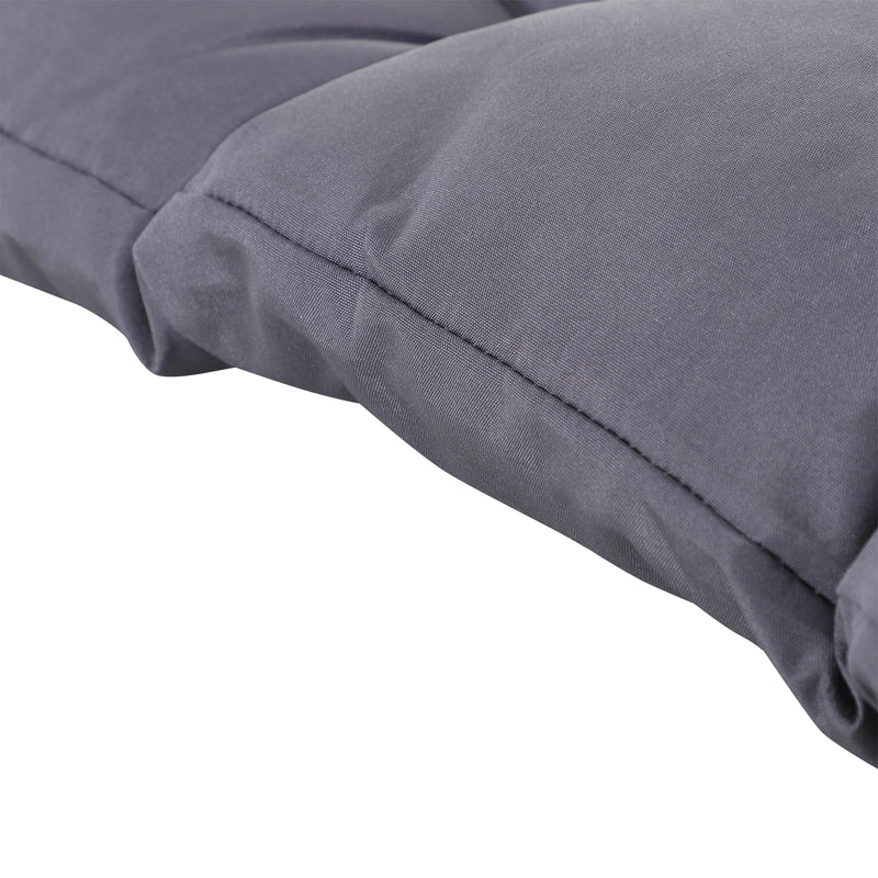 2 Seater Garden Bench Cushion, Soft Thick Outdoor Non-Slip 2 Seater Soft Pad With Backrest for Garden Patio, 52