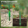 Arched Garden Trellis w/ Climbing Net Metal Cucumber Plant Trellis A-Frame for Climbing Plants 57