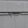 Wooden Garden Tool Storage Shed Kit with Hinged Roof, 2-Tier Shelves and Double Doors, 74x43x88cm, Dark Grey