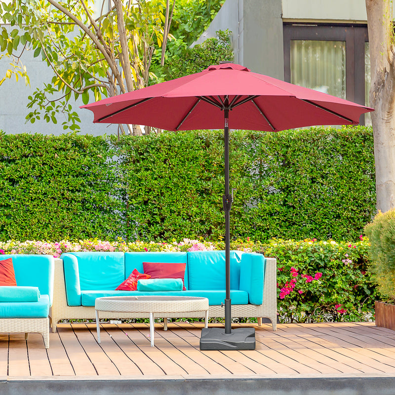 44lbs Square Cement Patio Umbrella Base Stand, Outdoor Garden Parasol Base Umbrella Weight Stand Holder Fits Φ1.3