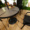 Patio Umbrella Base, 26 lbs Concrete Heavy Duty Umbrella Stand, Round Patio Umbrella Holder, Φ18.7