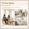 Sherpa Fleece Accent Chair, Upholstered Armchair with Solid Wood Legs and Steel Frame for Living Room, Light Brown