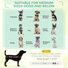 Elevated Dog Bed with Canopy, Portable Raised Dog Cot for M Sized Dogs, Indoor & Outdoor, 30