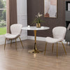 Dining Chairs Set of 2, Modern Accent Chair with Cushioned Backrest, Upholstery for Living Room