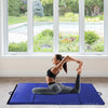 Soozier 4'x6'x2'' Folding Gymnastics Tumbling Mat, Exercise Mat with Carrying Handles for Yoga, MMA, Martial Arts, Stretching, Core Workouts