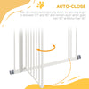 Extra Tall Dog Gate with Door, Pressure Fit, Auto Close, Double Locking for Doorways Hallways Stairs, 29