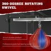 Soozier Adjustable Speed Bag Platform, Wall Mounted Speed Bag Boxing, 360° Swivel Training Equipment for Home, Gym