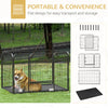 4 Panels Dog Playpen, Heavy Duty Dog Fence, 28