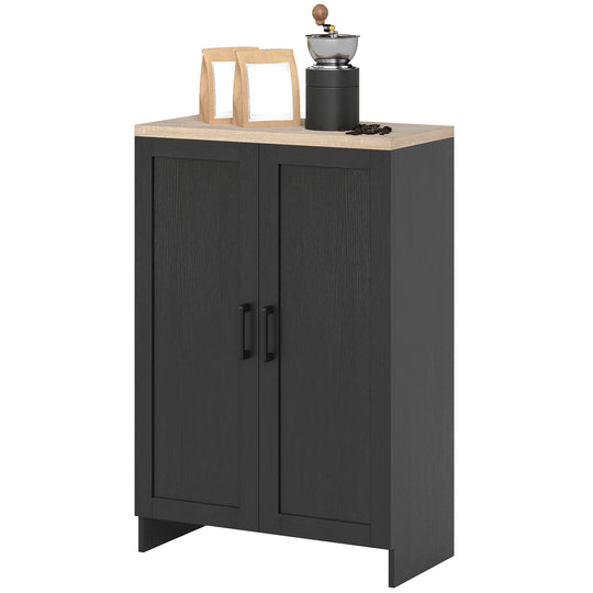 Modern Storage Cabinet with Doors and Adjustable Shelf for Kitchen, Living room, 23.6