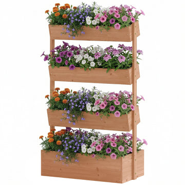 4-Tier Raised Garden Bed, 33.5