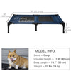 Elevated Dog Bed, Raised Dog Cot for XL Sized Dogs, Indoor & Outdoor, 36
