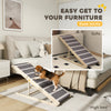 Dog Ramp for Couch, Foldable Pet Ramp for Small to Large Dog, 4 Adjustable Height from16
