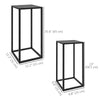 Set of 2 Plant Stands, Decorative Flower Display Holder for Living Room Balcony