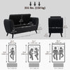 Upholstered Storage Bench with Arms, Modern Ottoman Bench for Bedroom, Entryway, and Living Room