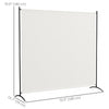 Single Panel Room Divider, UV30+ Privacy Screen, Indoor Outdoor Privacy Panel with Stable Base