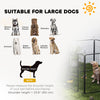 Heavy Duty Dog Playpen with Door for Large Dogs, 6 Panels, 39