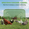 Extra Long Chicken Tunnel for Outside, 354