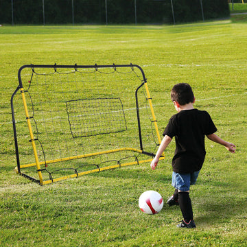 Soozier 6' x 4' Soccer Rebounder, Soccer Goal with 5 Angle Adjustable