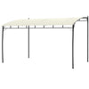 10' x 13' Backyard Pergola with UV30+ Protection Canopy and Steel Frame for Porch, Patio, Deck, Cream White