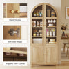 Arched Kitchen Pantry Cabinet, 71