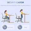Ergonomic Office Chair, Desk Chair with Lumbar Support, Flip-up Armrest, Diamond Fabric Computer Chair for Office, Dark Grey