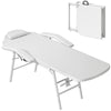 Portable Massage Table, Foldable Massage Bed, White
