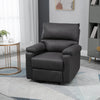 Recliner Chair, Manual Reclining Chair with Footrest, Padded Seat for Living Room, Bedroom, Study