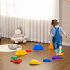 11 PCs Stepping Stones Kids with Non-slip Rubber, Stackable Balance Step Stones for Obstacle Course Sensory Play, Outdoor Indoor for 3-8 Years Old