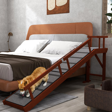 Wooden Dog Ramp for Large Dogs, 73