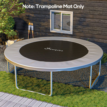 Soozier Trampoline Replacement Mat, Fits 14' Trampoline w/ 80 V-Hooks & 5.5