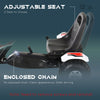 Kids Pedal Go Kart Children Racing Style Ride on Car with Adjustable Seat, Plastic Wheels, Handbrake and Shift Lever for 3-6 Years Old