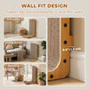 2PCS Cat Scratching Board L Shape Cat Scratcher Cat Scratching Pad with 3 Toy Balls, Catnip
