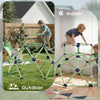 Qaba Climbing Dome, 6FT Geometric Dome Climber, Indoor Outdoor Jungle Gym Playground for Kids 3-8 Boys Girls, Green