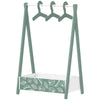 Qaba Kids Clothing Rack with Storage Shelf, Hangers, for Nursery Room, Living Room, Playroom, Pink