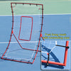 Soozier Pitch Back 5 Angles Adjustable Rebounder Net Goal Pitching and Throwing Practice Partner, Baseball/Soccer/Football/Basketball/Volleyball Daily Training