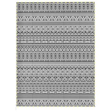 Outdoor Rug Carpet with USB Lights Reversible Patio Rug with Carry Bag for Camping 12' x 9'