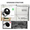 10'x6.6'x6.6' Upgraded Tunnel Greenhouse Green House with Mesh Door and Windows, 6 Plant Labels and Gloves, White