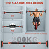 Soozier Pull Up Bar Doorway No Screws, Chin Up Bar with Level Metre, 37.8