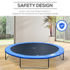 Soozier Trampoline Pad, 14FT Replacement Trampoline Safety Pad Mat Spring Cover, Water-Resistant, UV-Resistant, Tear-Resistant, No Holes for Pole, Blue