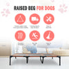 Elevated Dog Bed, Raised Dog Cot for XL Sized Dogs, Indoor & Outdoor, 48