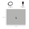 Gazebo Curtains, 10' x 10' Universal Replacement Privacy Curtain, 4-Panels Sidewall with Hooks/C-Rings, Light Grey
